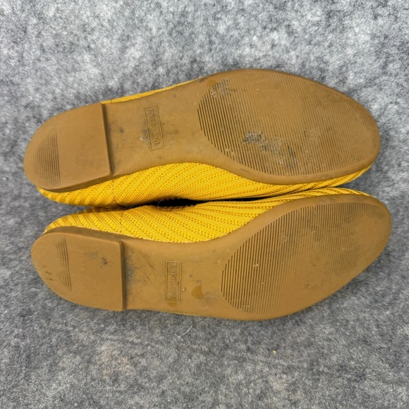 EVERLANE THE DAY‎ GLOVE REKNIT MUSTARD BALLET FLATS SHOES WOMEN'S 7 - Picture 5 of 6